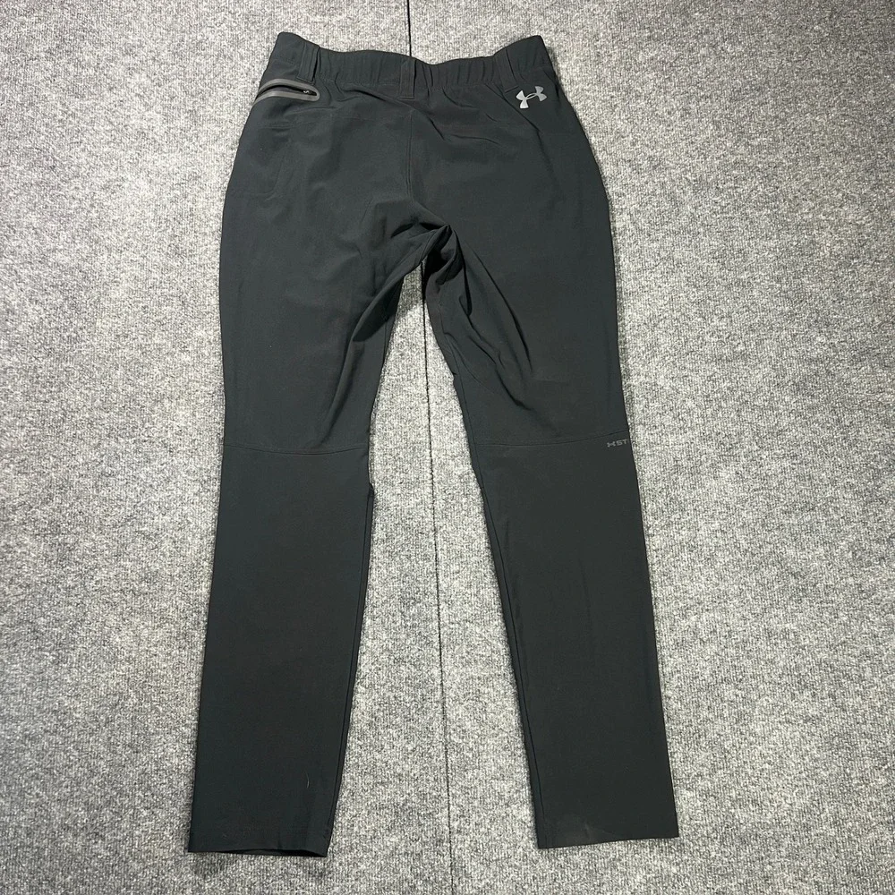 Under Armour Storm Fusion Mens 32 Golf Hiking Pants Fitted Black UPF-50+ 1331851
